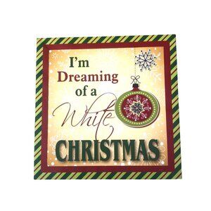 CHRISTMAS 11"X11" PICTURE CANVAS ART DECOR